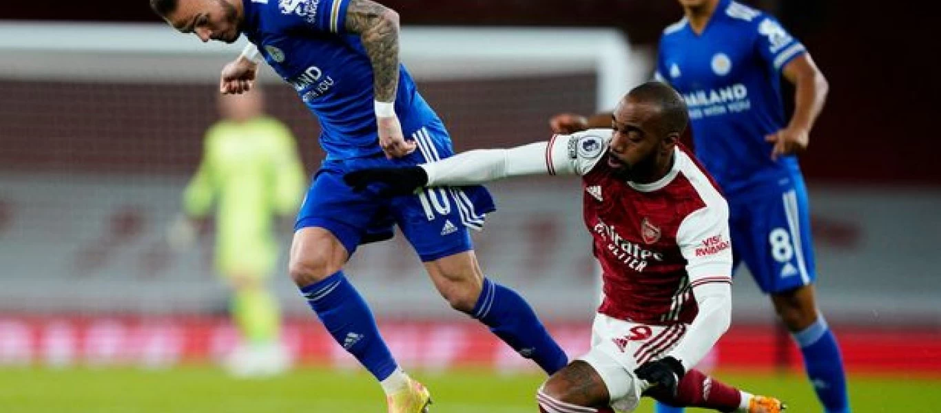 Premier League: Η Λέστερ κέρδισε (1-0) την Άρσεναλ στο Λονδίνο